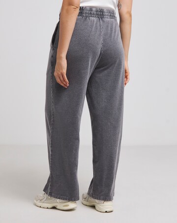 Acid Wash Oversized Wide Leg Jogger