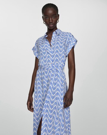 Mango Apple Abstarct Printed Shirt Dress