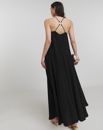 Simply Be Black Trapeze Maxi Dress