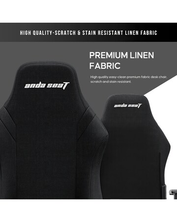 AndaSeat Luna Premium Gaming Chair - Black Fabric