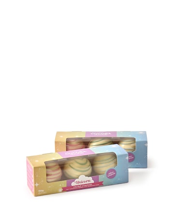 Cocoba Unicorn Colour Changing Hot Chocolate Bombes - Twin Pack