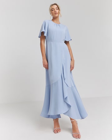 Joanna Hope Belt Ruffle Dress