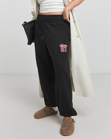 Black Brooklyn Graphic Joggers