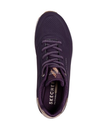 Skechers Uno Lace Up Fashion Trainer Standard Fit