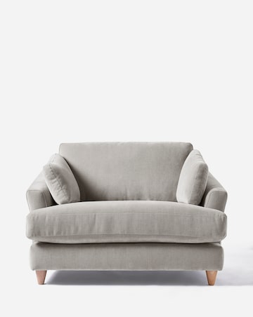 Joanna Hope Tilly Chenille Snuggler Chair