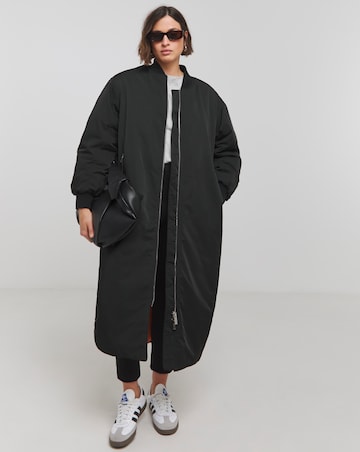Black Longline Bomber