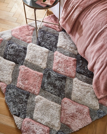 Geo Shaggy Cosy Rug