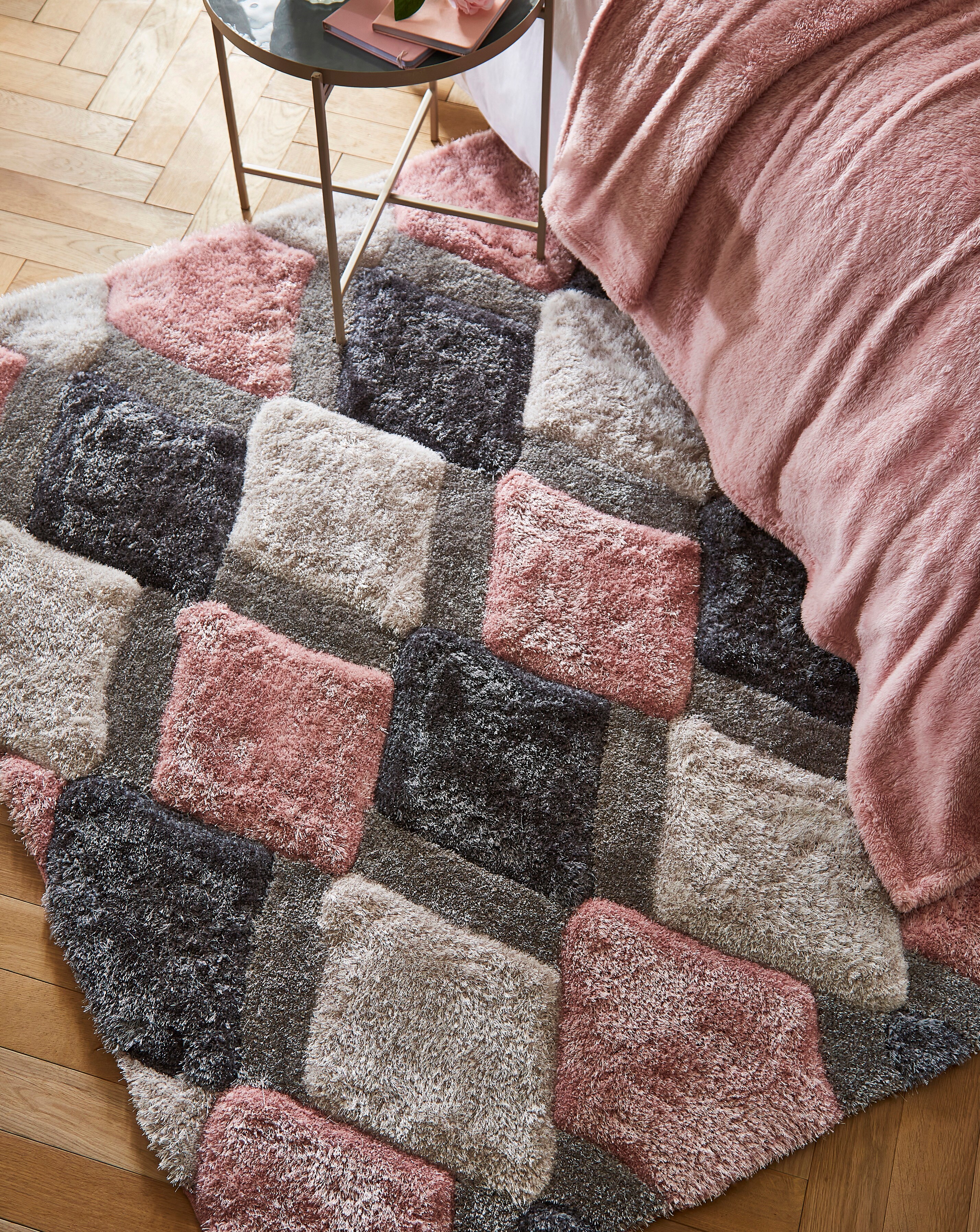 Geo Shaggy Cosy Rug
