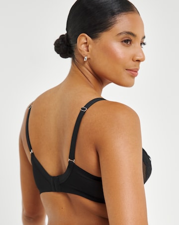 Ann Summers Sweet Surrender DD+ Wired Balcony Bra Black
