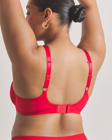 Elomi Tiernie Plunge Wired Bra Red