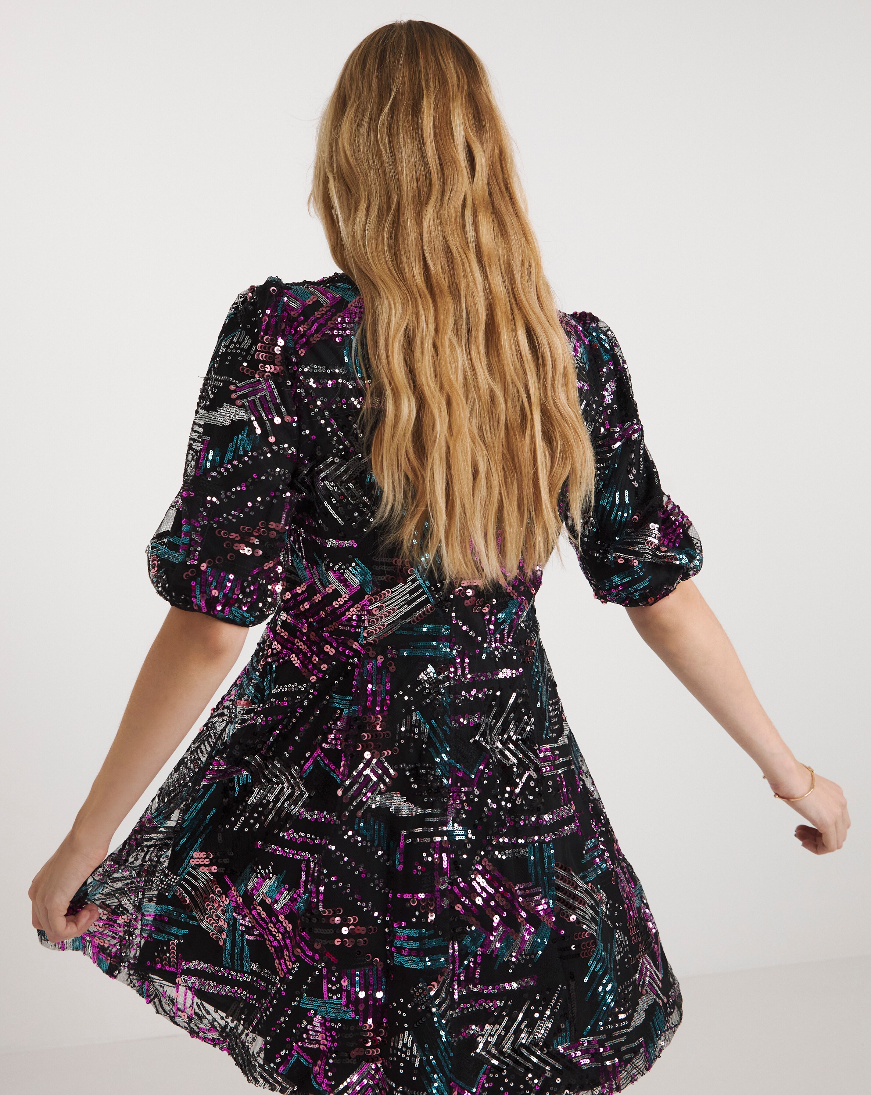 Lovedrobe Sequin Mini Dress Simply Be