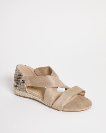 Sonya Multi Strap Espadrille - Wide Fit (E)