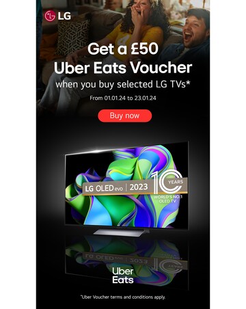 LG OLED65C36LC 65in OLED Advanced Smart 4K UHD HDR Freeview TV