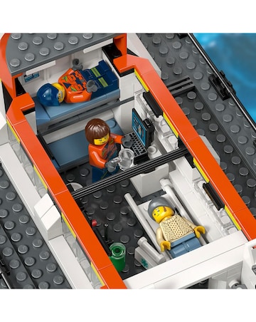 LEGO City Coast Guard Rescue Boat & Helicopter 60504