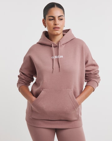 adidas Linear Logo Fleece Hoodie