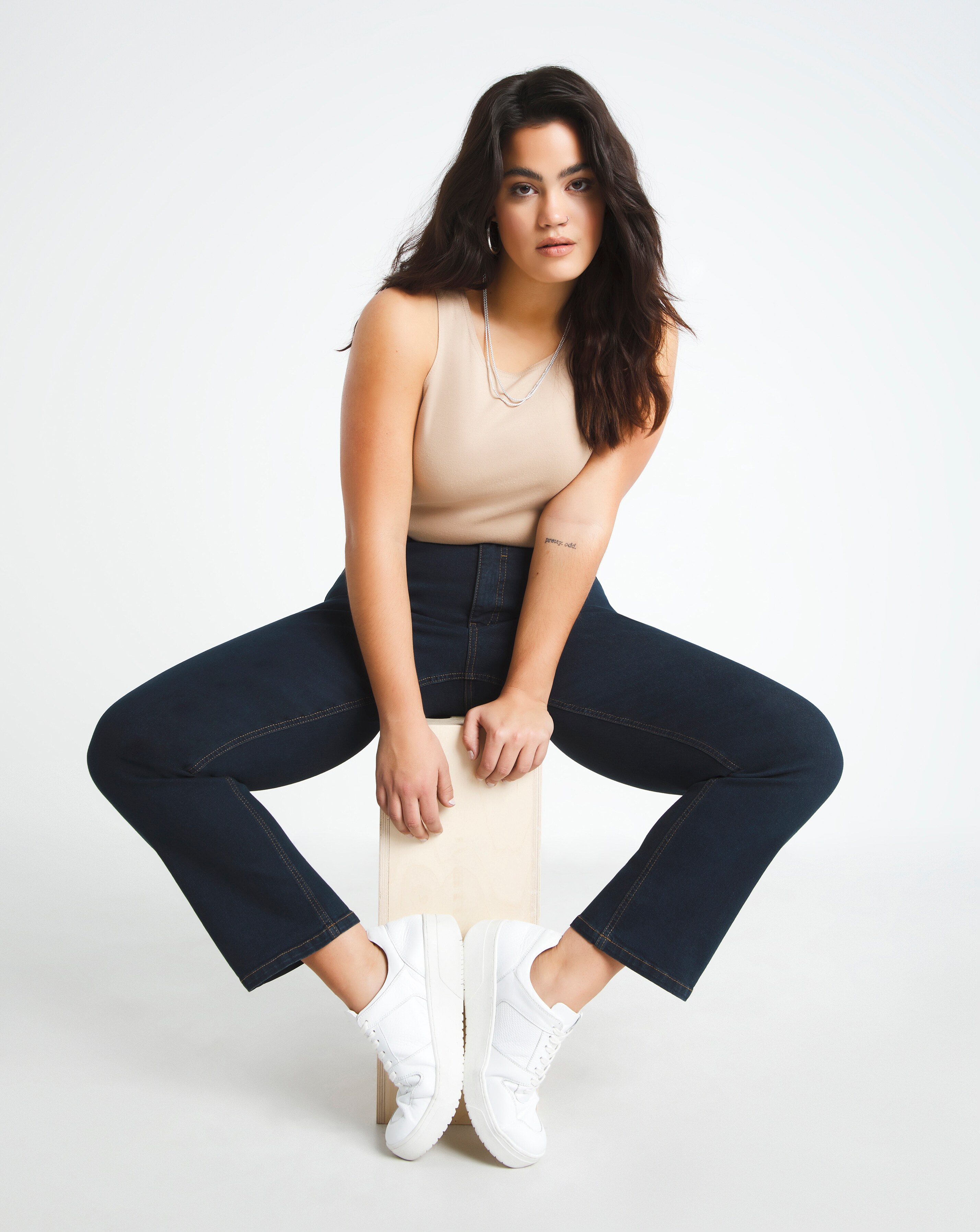 Odd shop leg jeans