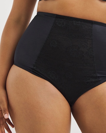 MAGISCULPT (3 Pack) Firm Control High Waist Tummy Control Knickers Blk/Wht/Alm
