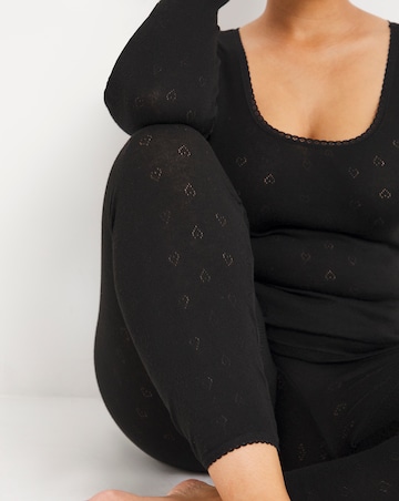 Pretty Secrets Black Thermal Legging