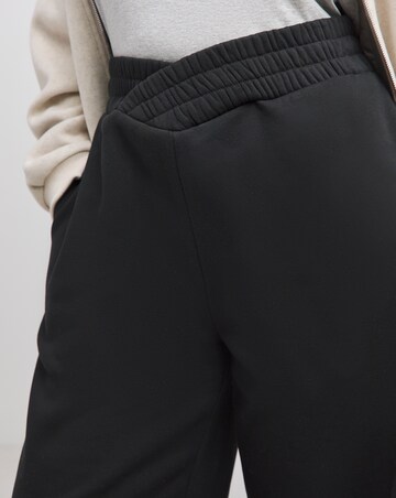 Black V Waistband Joggers