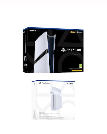 PlayStation 5 Pro Console + Disc Drive bundle