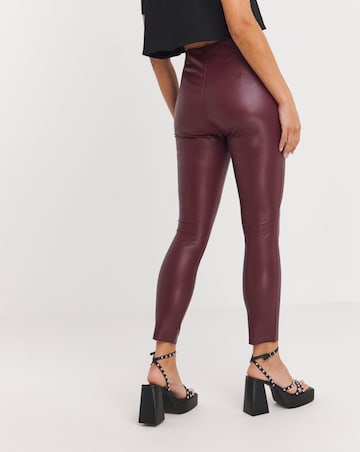 The PU Seamed Leggings