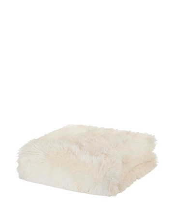 Catherine Lansfield Shaggy Fleece Throw
