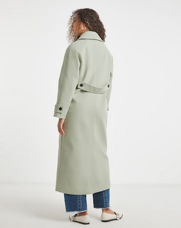 Sage DB Faux Wool Coat
