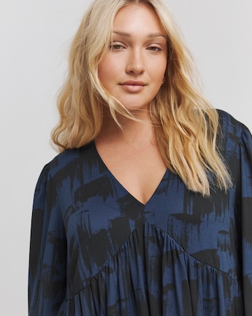 Blue Print Supersoft Smock Dress