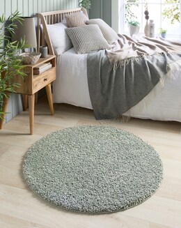 Buddy Fleck Washable &amp; Stain Resistant Rug Circle