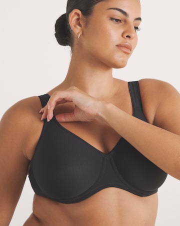 Triumph Modern Soft Cotton Wired Bra Black