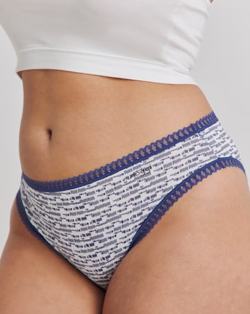 Sloggi (3 Pack) Go Crush Tai Knickers Blue Multi