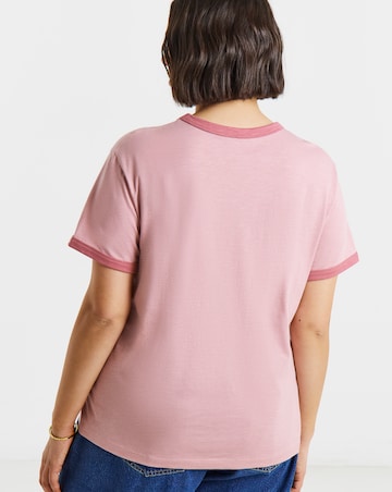 Pink Ringer T-Shirt