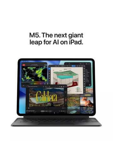 Apple iPad Pro (M5, 2025) 11inch Nano-Texture Glass Wi-Fi 1TB - Space Black