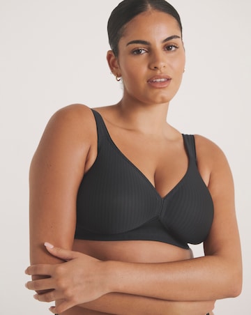 Triumph Modern Soft Cotton Non Wired Bra Black