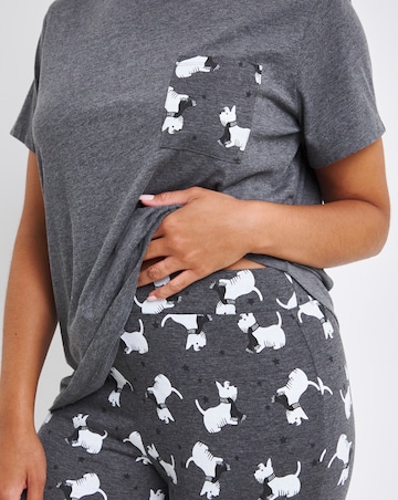 Pretty Secrets Christmas Scotty Dog Value Pyjama Legging Set