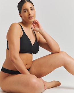 Triumph Modern Soft Cotton Non Wired Bra Black