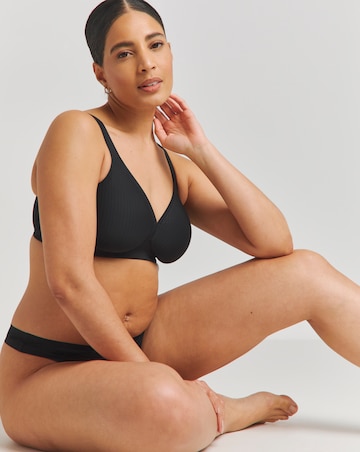 Triumph Modern Soft Cotton Non Wired Bra Black