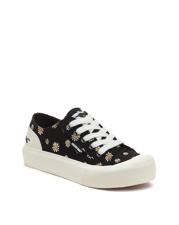 Rocket Dog Dixie Daisy Jazzin Plus Lace Up Canvas Trainers
