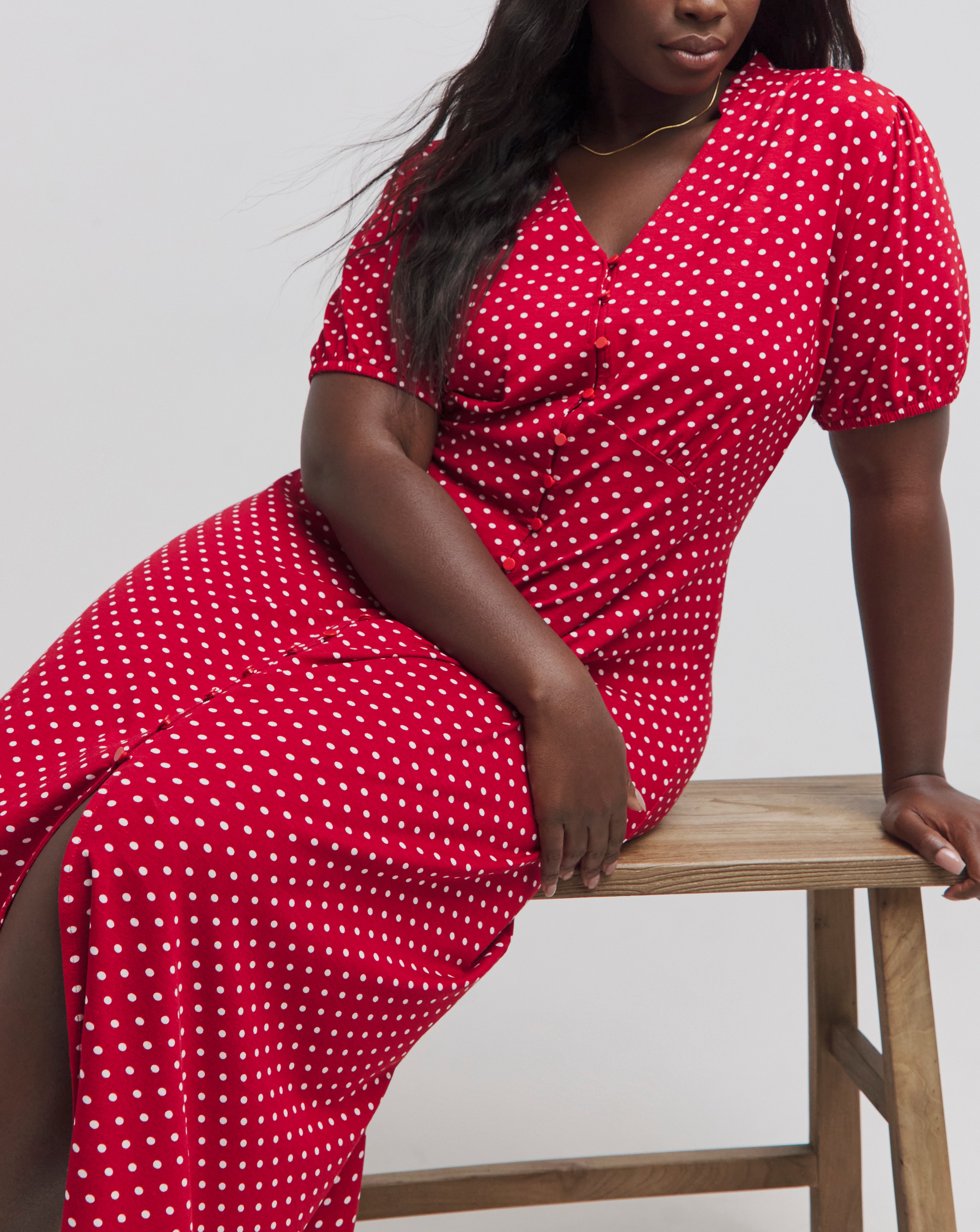 Joe Browns Jersey Polka Dot Midi Dress | Simply Be