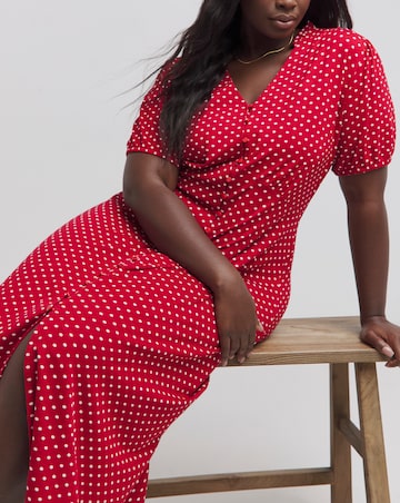Joe Browns Jersey Polka Dot Midi Dress