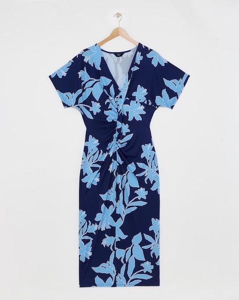 Joanna Hope Twist Front Jersey Dress