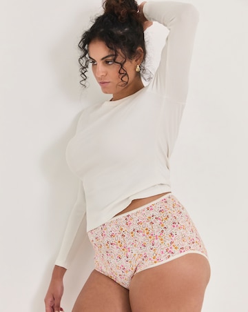 Pretty Secrets (7 Pack) Cotton Full Fit Knickers Paisley