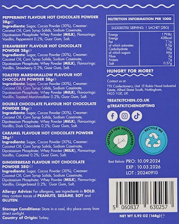 Treat Kitchen 6 Nutcracker Pack - Hot Chocolate Selection