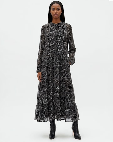 Religion Collarless Spot Maxi Dress