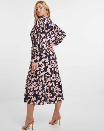 Joanna Hope Button Front Midi Dress