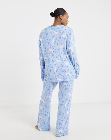 Pretty Secrets Revere Pyjama Set Spring Scottie Dog Print