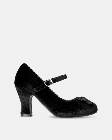 Joe Browns Velvet Mary Jane Shoes EEE Fit