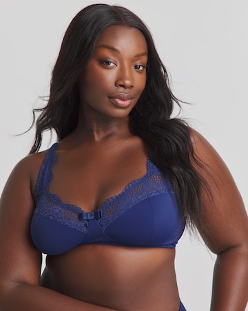 Pretty Secrets (2 Pack) Lottie Micro Non Wired Bras (B-F) Navy/Blush