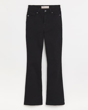 Kim Black High Waist Super Soft Bootcut Jeans