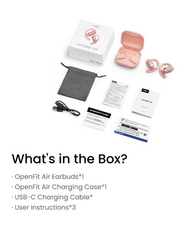 Shokz OpenFit Air Open Ear Headphones Pink